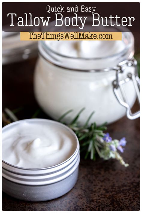 Lavender Lotion, Lavender Body Butter, Homemade Body Butter, Diy Body Butter, Body Butters Recipe, Homemade Lotion, Body Creams, Healthy Dog Treat Recipes, Diy Cosmetics