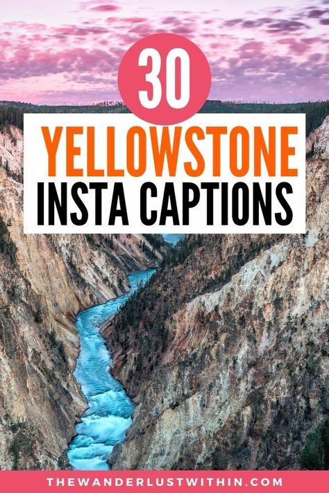 Looking for the best Yellowstone National Park Quotes for Instagram? Check out this list of the most beautiful, funny, short, and clever Yellowstone Insta captions that will make you want to visit the National Park! | quotes about yellowstone national park | yellowstone national park captions | yellowstone national park instagram captions | yellowstone puns | sayings from yellowstone | instagram captions for yellowstone | yellowstone captions instagram | funny yellowstone captions Wyoming Quotes, National Park Quotes, Yellowstone Quotes, Top Things To See In Yellowstone National Park, 3 Day Itinerary Yellowstone National Park, Wyoming Travel Road Trips, Yellowstone Must See, Instagram Captions Travel, Family Vacation Quotes