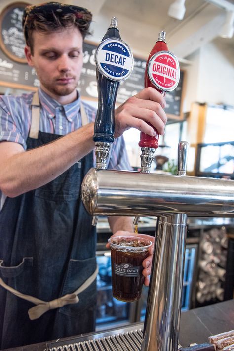 Cold Brew Bar, Office Upgrade, Desert Bar, Brew Bar, Time Of The Day, Beer Taps, Beer Brewing, Cold Brew, Coffee Shop