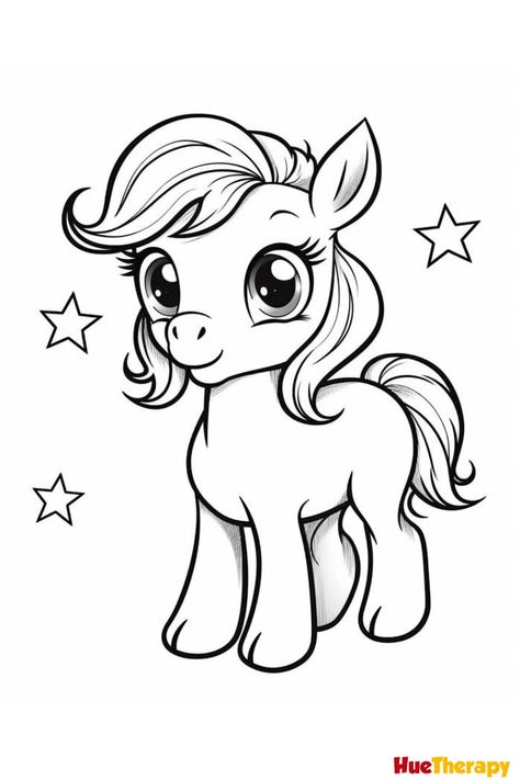 9 Free Printable Pony Coloring Pages for Kids Pony Coloring Pages, My Little Pony Tattoo, Key Fob Embroidery Design, Giraffe Coloring Pages, Scenery Paintings, Model Sheet, Fantasy Beasts, Class Room, My Little Pony Drawing