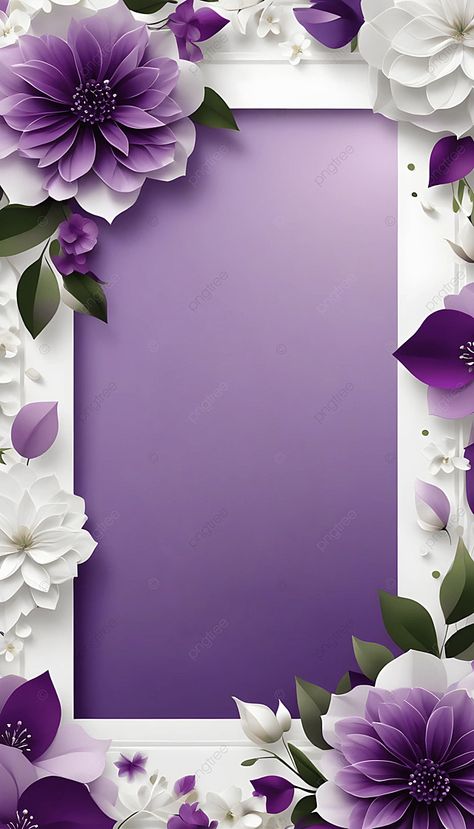 Invitation Card Design Background, Purple Wedding Background, Invitation Wallpaper, Background Invitation, Wedding Invitation Background, Vintage Paper Background, Florals Wedding, Leaf Ornament, Invitation Video