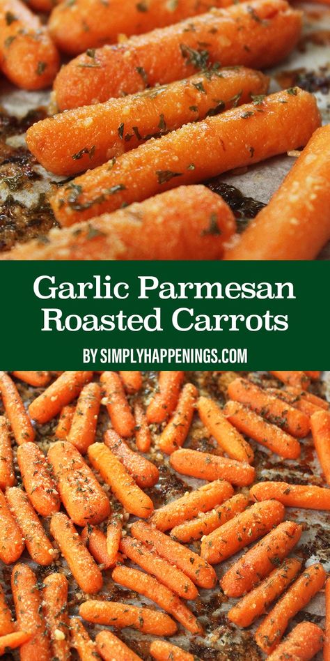 How To Cook Carrots, Parmesan Roasted Carrots, Cook Carrots, Carrot Recipes Side Dishes, Carrots Roasted, Roasted Baby Carrots, Carrots Side Dish, Roasted Carrots Recipe, Fresh Carrots