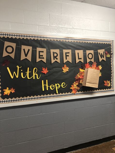 Fall Bolton Boards, Fall Festival Bulletin Board Ideas, Fall Bulletin Boards High School, Fall Bulletin Boards For Work, Autumn Bulletin Boards, Christmas Song Trivia, Counseling Bulletin Boards, Clapping Games, November Bulletin Boards