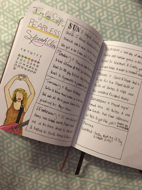 Taylor Swift Bullet Journal, Debut Taylor Swift, Fearless Tv, Debut Taylor, Speak Now Taylor Swift, Speak Now Tv, Weekly Bullet Journal, Taylor Swift Speak Now, Taylors Version