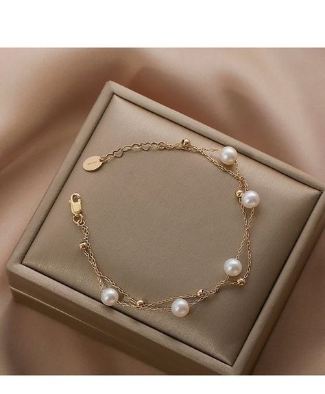 Pearls Bracelets, Bracelets Pearl, Fancy Jewelry Necklace, Pretty Jewelry Necklaces, Pearl Jewelry Design, Pearl Bracelets, Jewelry Accessories Ideas, Jewelry Design Earrings, Classy Jewelry