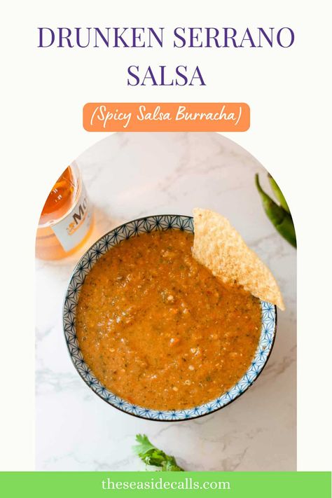 Serrano Salsa, Salsa Borracha, Latin Dishes, Salsa Salsa, Mexican Flavors, Pepper Recipes, Latin American Recipes, Salsa Recipes, Mexican Salsa