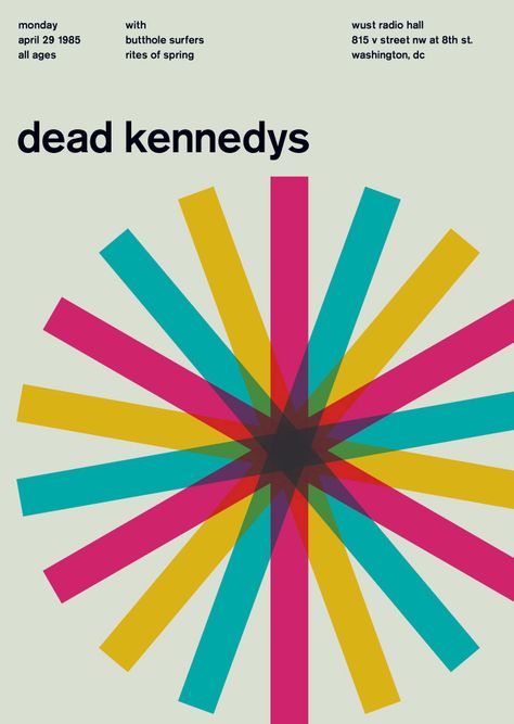 dead kennedys Punk Rock Posters, Mike Joyce, Desain Merek, International Typographic Style, Dead Kennedys, Punk Poster, Swiss Style, Be Design, Blog Art