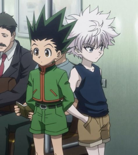 Gon and Killua        ~Hunter X Hunter Gon Hunter X Hunter, Killua Hunter X Hunter, Gon And Killua, Ging Freecss, Anime Friendship, Good Cartoons, Hunter Anime, Anime Baby, Hunter X Hunter