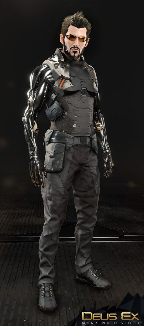 ArtStation - Adam Jensen , Laura Gallagher Advanced Armor, Deus Ex Mankind Divided, Cyberpunk 2020, Outfit Png, Arte Cyberpunk, Cyberpunk Fashion, Male Character, Cyberpunk Character, Universe Art