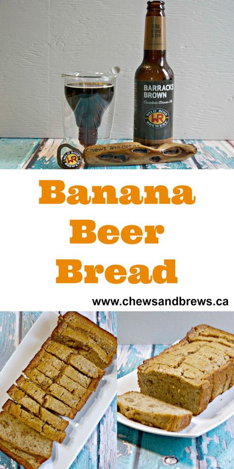 Banana Beer Bread ~ Chews and Brews Desserts Banana, Bread Desserts, Woman Beer, Bread Banana, Beer Bread Recipe, Chicory Recipe, Homemade Breads, Tastefully Simple, Beer Bread