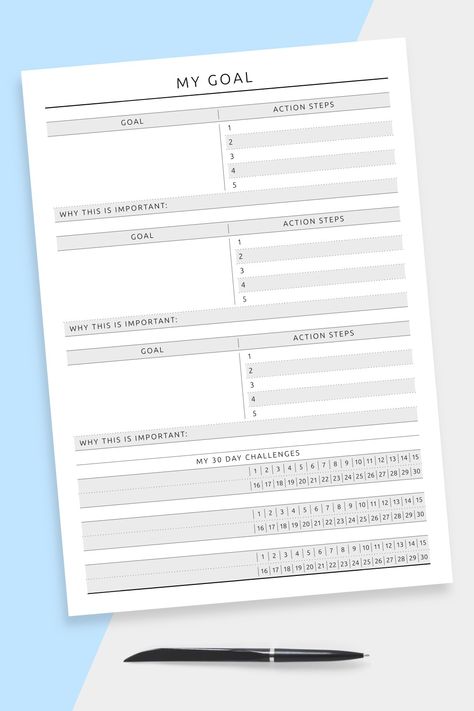 Monthly Goals Template, Preschool Templates, Soul Goals, Monthly Goal Tracker, Goal Planner Template, Monthly Goal Planner, Goal Planning Worksheet, Goals Monthly, Monthly Goal