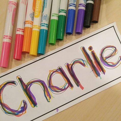 RECOGNISING AND WRITING YOUR NAME Name Writing Activities, Name Activities Preschool, Kindergarten Names, Name Writing Practice, Preschool Names, About Rainbow, Name Practice, Writing Template, Rainbow Writing