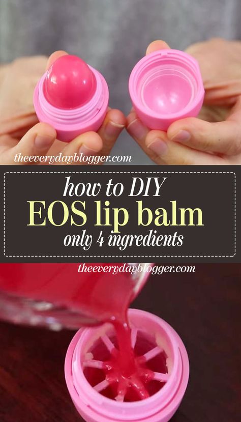 How To Make Lip Balm, Diy Eos Lip Balm, Face Recipes, Eos Chapstick, Eos Diy, Homemade Lip Balm Recipe, Lip Balm Recipe, Homemade Lotion Bars, Diy Body Scrub Recipes