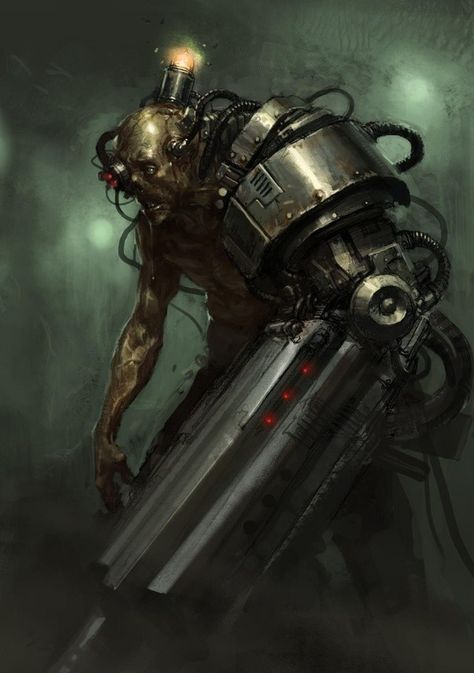 Karl Kopinski, Colored Drawings, Arte Alien, Warhammer 40k Art, Arte Robot, Arte Cyberpunk, Warhammer Art, Warhammer 40k Artwork, Monster Concept Art