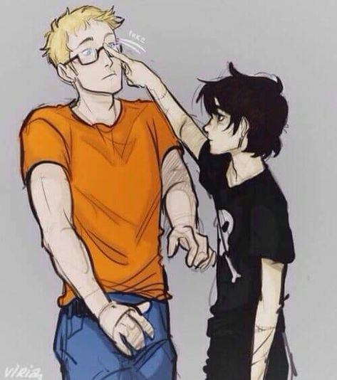 Nico And Jason, Percy Jackson Fanart, Percy And Nico, Percy Jackson Drawings, Zio Rick, Percy Jackson Ships, Will Solace, Jason Grace, Percy Jackson Quotes