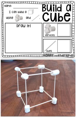 2D and 3D shape activities for kindergarten. Perfect for kindergarten math centers! 3d Shape Activities, Shape Activities Kindergarten, 3d Shapes Activities, Shape Activities, Shapes Kindergarten, 2d And 3d Shapes, Math Centers Kindergarten, Shapes Activities, Math Workshop