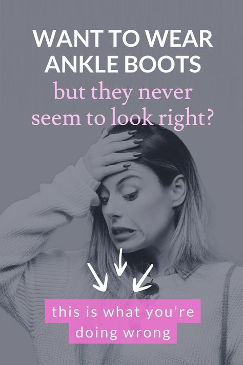 Ankle boots can be tricky to wear! Do you tuck your jeans in, or leave them untucked? How to wear western ankle boots? How do you wear ankle boots with a dress outfit in winter, and how to how to wear straight leg jeans outfits with ankle boots? I’m a personal stylist and I’m answering all this and more, so you can learn the correct way to wear ankle boots this fall and winter. What To Wear Ankle Boots With, How To Wear Pointy Ankle Boots, Western Style Ankle Boots Outfits, How To Style Black Heeled Ankle Boots, Ankle Boots Pants, Suede High Boots Outfit, Black Boots With Dress Outfit, How To Wear Silver Boots, Boot Styles Guide Women