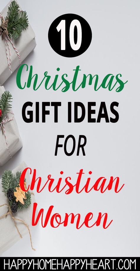 Struggling to find the perfect Christmas gift for the Christian women in your life? Read this post to discover 10 must have Christmas gifts for Christian women. These gift ideas for women make great Mothers Day gifts, Birthday gifts, Christmas gifts or any other special occasion. #ChristianGifts #ChristmasGifts #HolidayGifts #GiftGuide #2018GiftGuide Cute Christmas Gift Ideas, Gifts For Christian Women, Cute Gift Ideas, Christian Gifts For Women, Christian Woman, Cute Christmas Gifts, Religious Christmas, Christian Marriage, Gifts Under 10