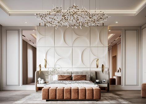 MASTER BEDROOM :: Behance Dubai Bedroom Interior Design, Luxurious Bedrooms Master, Classical Bedroom, Bedroom Behance, Bedroom Interior Design Luxury, Modern Luxury Bedroom, Luxury Bedroom Design, Bed Design Modern, Luxury Bedroom Master