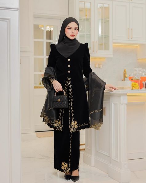 Dres Muslim, Kebaya Melayu, Dress Wisuda, Model Kebaya Wisuda, Baju Kurung Moden Style, Hijab Kondangan, Kurung Pahang, Malaysia Fashion, Kebaya Modern Dress