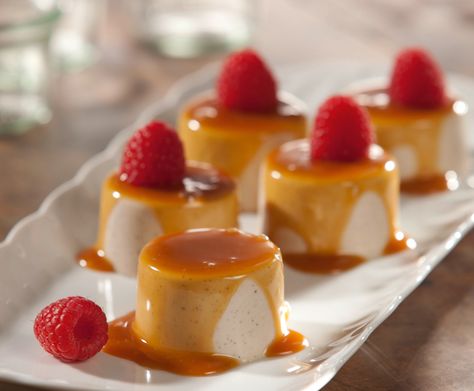 <p>Panna Cotta with Caramel Sauce is an Italian classic and is simple yet decadent, and the perfect solution to satisfy any sweet tooth. </p> Vegan Panna Cotta, Glace Fruit, Panna Cotta Recipe, Caramel Recipes, Snacks Für Party, European Food, Italian Desserts, Vegan Dessert Recipes, Vegan Treats