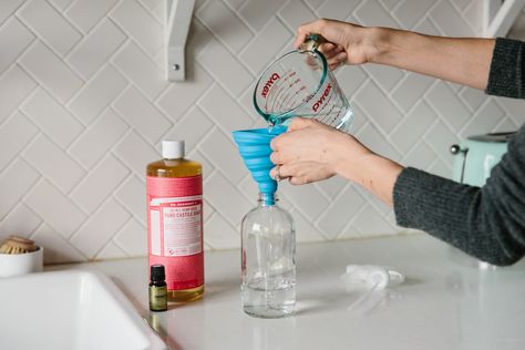 Castile Soap - Things to Avoid | Kitchn Dr Bonners, Dr Bronners Recipes, Dr Bronners Soap, Castile Soap Uses, Castille Soap, Dr Bronners, Pure Castile Soap, Shampoo Recipe, Clean Hardwood Floors