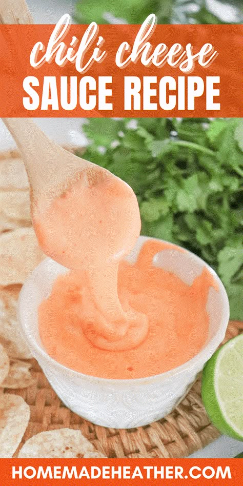 This is the best nacho cheese sauce recipe - perfectly smooth, delicious and easy to make. Enjoy it poured over nachos or as a zesty dip! Best Nacho Cheese Sauce, Best Nacho Cheese, Nacho Cheese Sauce Recipe, Homemade Nacho Cheese Sauce, Nacho Sauce, Nachos Cheese Dip, Hot Dog Sauce, Homemade Nachos, Hot Dog Toppings