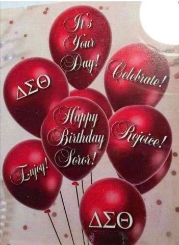 Delta Sigma Theta Birthday Images, Happy New Year Delta Sigma Theta, Delta Sigma Theta Happy Birthday, Happy Birthday Delta Sigma Theta Soror, Happy Birthday Soror Dst, Delta Sigma Theta Birthday, African American Birthday Cards, Happy Birthday Lines, Delta Sigma Theta Apparel