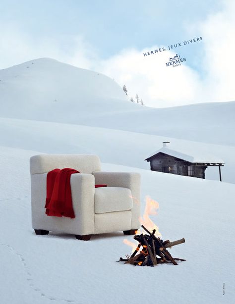 http://hermes.tumblr.com/post/67759450154/jeux-divers-a-sporting-life-hermes-presents-its Luxury Advertising, Editorial Campaign, Brand Advertising, Campaign Fashion, Winter Festival, Luxe Interiors, Vintage Hermes, Chic Christmas, Vintage Ski