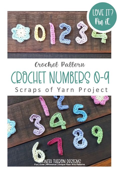 Crochet Letters Pattern, Crochet Numbers, Crochet Letters, Leftover Yarn, Christmas Crochet Patterns, Applique Pattern, Bits And Pieces, Crochet Applique, Yarn Projects