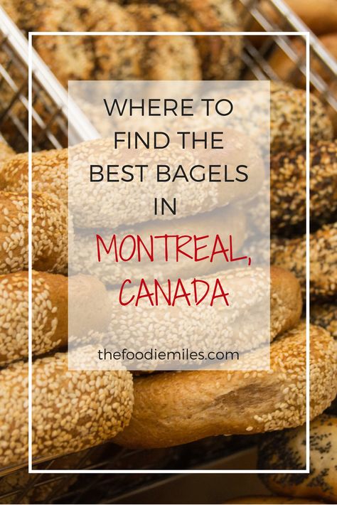 Best Bagels In Montreal, Montreal Vacation, Canada Vacation, Small Bakery, Best Bagels, Canada Food, America Food, Bagel Shop, Canada Travel Guide