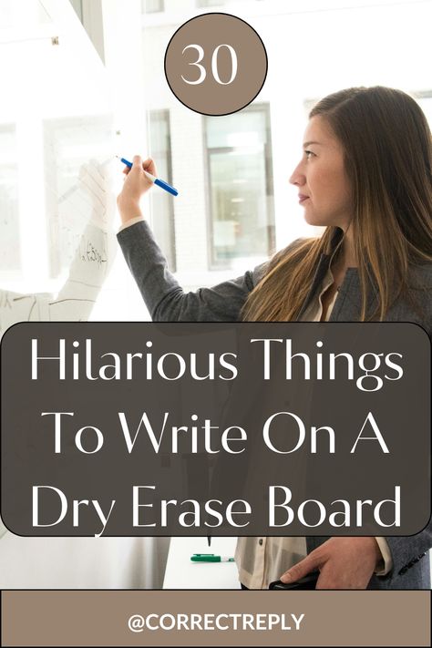 If you’re looking for some fun and creative ways to spice up your office, classroom, or home with some humor, you’ve come to the right place. In this post, I’ll share with you some of the best and funniest things I’ve seen or written on a dry-erase board. Dry Erase Bulletin Board Ideas, Dry Erase Board Ideas Art, Dry Erase Board Drawings, Things To Write, Glass Dry Erase Board, Acrylic Board, Ways To Communicate, Dry Erase Markers, Dry Erase Board