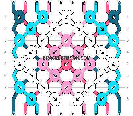 Cool Friendship Bracelets, String Bracelet Patterns, Trans Flag, Pride Bracelet, Diy Friendship Bracelets Patterns, Heart Outline, Trans Pride, Friendship Bracelets Diy, Pretty Bracelets