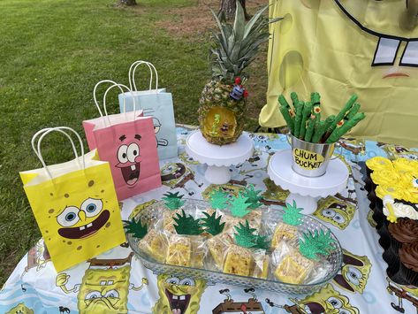 Spongebob Sweet Table, Spongebob Party, Spongebob Square, Square Pants, Sweet Table, Cake Table, Bday Party, Diaper Cake, Baby Shower