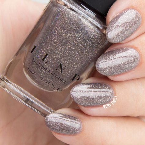 Central Station - Neutral Brown Holographic Sheer Jelly Nail Polish by ILNP Ilnp Nail Polish, Jelly Nail Polish, Jelly Nail, Colorful Nail, Nail Colour, Gray Nails, Christmas Nails Acrylic, Sparkle Nails, Jelly Nails