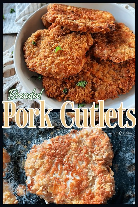 Breaded Pork Recipes, Fried Pork Cutlet Recipes, Pork Cutlets Recipes Easy, Pork Chop Cutlets Recipes, Pork Loin Sirloin Cutlets Recipes, Baked Pork Cutlets Recipe, Breaded Pork Loin Recipes, Pork Cutlet Recipes Baked, Easy Pork Cutlet Recipes