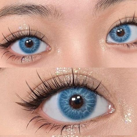 Gojo Contact Lenses, Gojo Halloween, Aemma Targaryen, Eye Color Chart, Blue Eye Color, Colored Eye Contacts, Cosmetic Contact Lenses, Fox Eyes, Blue Contacts