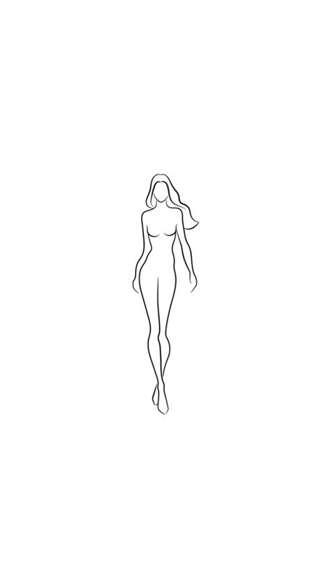 Woman Body Line Art, Fine Line Tattoo, Line Tattoo, Women Body, Woman Silhouette, Fine Line Tattoos, Line Tattoos, Fine Line, Tatting