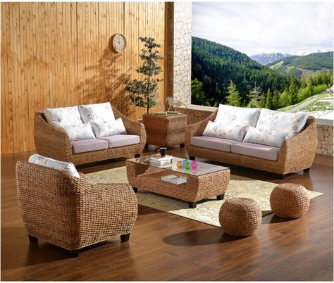 Sofa Coffee Table, Rattan Garden Furniture, Rattan Sofa, Garden Furniture Sets, Rattan Furniture, Furniture Outdoor, Outdoor Patio Furniture, Quality Furniture, Garden Furniture