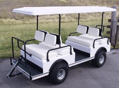 Golf Cart Trailer, Pull Behind Trailer, Side By Side Accessories, Golf Cart Bodies, Jeep Trailer, Atv Car, Custom Golf Carts, Cart Ideas, Luxury Van