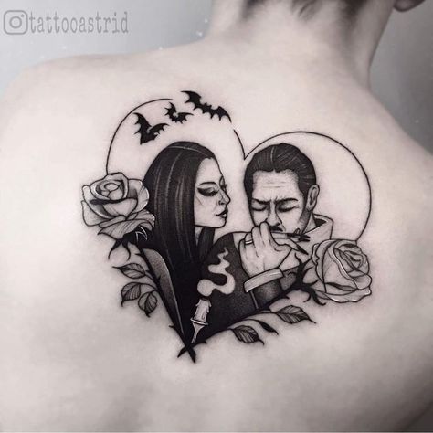 https://www.instagram.com/bluexastrid/ Family Heart Tattoos, Emo Tattoos, Romantic Tattoo, Family Tattoo Designs, Clever Tattoos, Tattoos For Lovers, Spooky Tattoos, Gothic Tattoo, Badass Tattoos