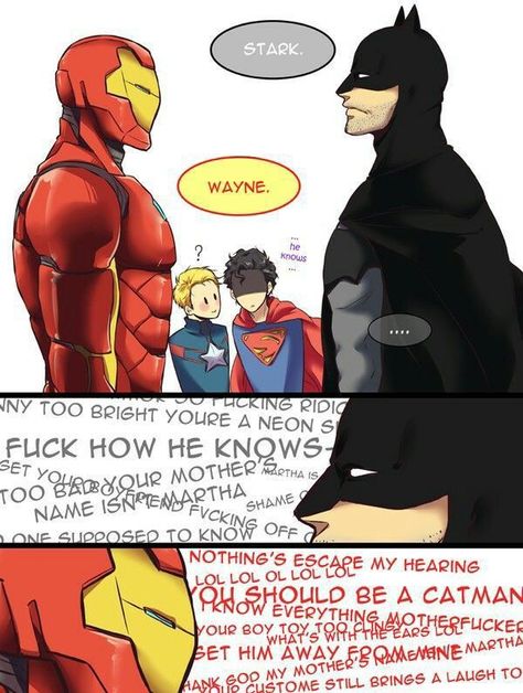 Dc Crossover, Batman Fanart, Dc Comics Funny, Marvel And Dc Crossover, Dc Multiverse, Funny Marvel Memes, Avengers Comics, Batman Funny, Fandom Crossover