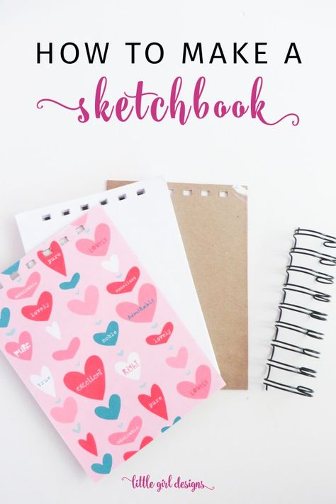 How to Make Your Own Sketchbook Make Your Own Sketchbook, Diy Journals, Blank Books, Trending Crafts, Sketchbook Journal, Creative Retreat, Thrifty Thursday, Homeschool Crafts, Toilet Paper Roll Crafts