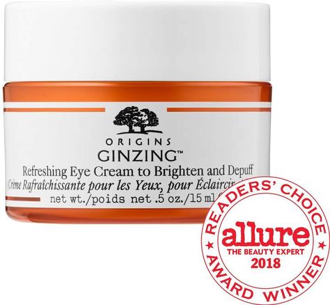 Origins - GinZing Refreshing Eye Cream to Brighten and Depuff Origins Ginzing, Oily Skincare, Reduce Dark Circles, Oily Skin Care, Tired Eyes, Beauty Eyes, Beauty Expert, Eye Area, Eye Cream