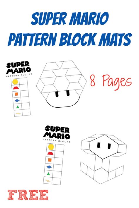 Super Mario Kindergarten Activities, Super Mario Preschool Activities, Mario Math Activities, Mario School Activities, Mario Stem Activities, Video Game Themed Activities For Kids, Mario Kart Printables, Super Mario Activity Sheets, Mario Day Activities