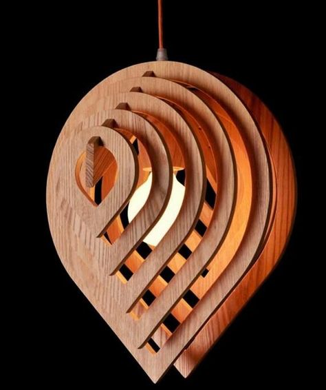 Laser Cut Lamps, Wooden Pendant Lamp, Used Woodworking Tools, Rustic Woodworking, Diy Lampe, Laser Ideas, Wooden Light, Diy Holz, Woodworking Workshop