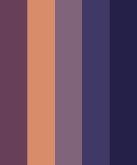 Old Wisdom Color Palette Rose Color Palette, Color Palets, Purple Color Palette, Hexadecimal Color, Vintage Colour Palette, Purple Color Schemes, Orange Color Palettes, Email Examples, Purple Color Palettes