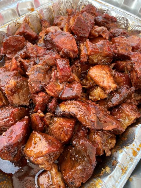 Savory Pork Burnt Ends: The Ultimate BBQ Delight Pork Burnt Ends Oven, Pork Burnt Ends, Pork Loin Oven, Pork Butts, Pork Shoulder Steak, Pork Bites, Bbq Spice, Burnt Ends, Pork Ham