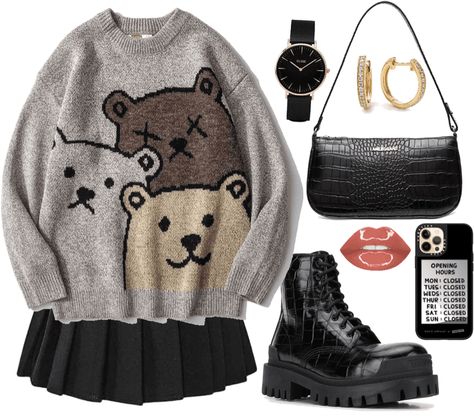 Polyvore Outfits Casual, Preppy Outfits For School, E Girl Outfits, Preformance Outfits, Beige Outfit, Korean Fashion Dress, Model Outfits, Cute Swag Outfits