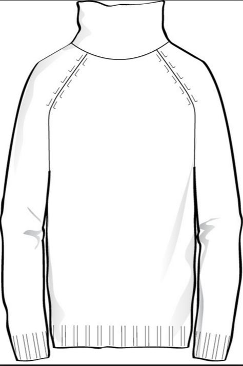 Soft indication of Knitwear  don't forgot the detail sketch showing the underarm Flat Fashion Sketch, Illustrator Fashion, Flat Drawings, Fashion Design Template, Models Style, Mens Fashion Illustration, Technical Drawings, Flat Sketches, Fashion Templates